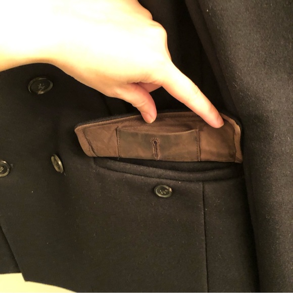 Billy Reid Bond Peacoat in Navy (size XS) - Picture 5 of 6